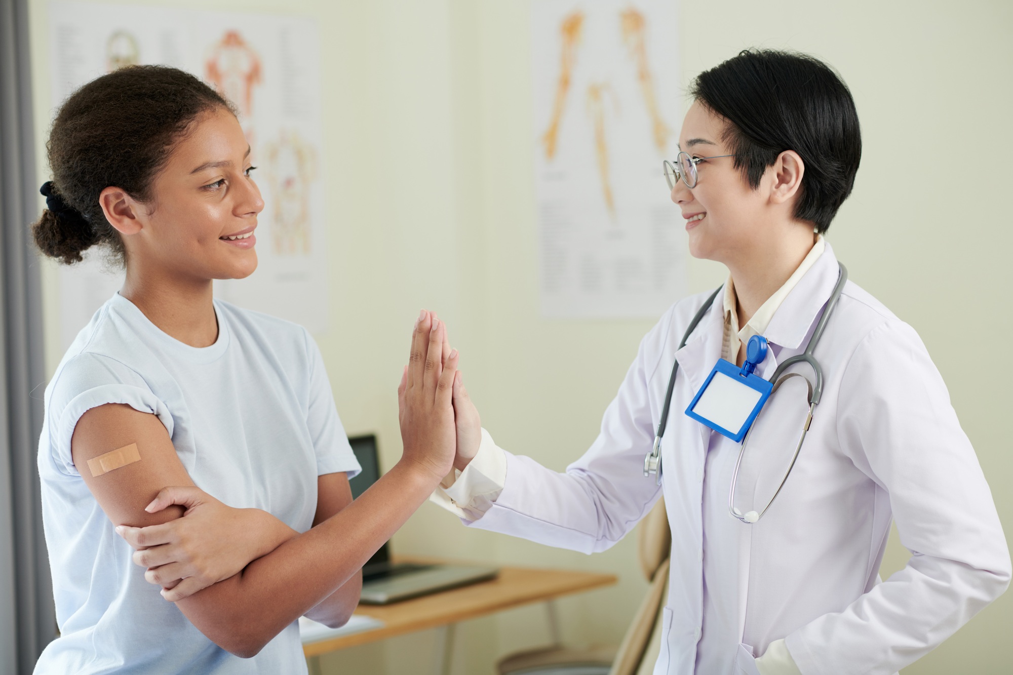 Successful recovery after disease at hospital